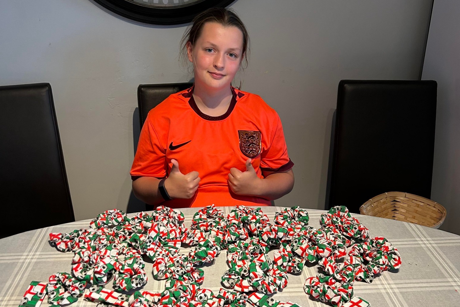 Lionesses surprise scrunchie-making superfan who raised £14,500 for charity