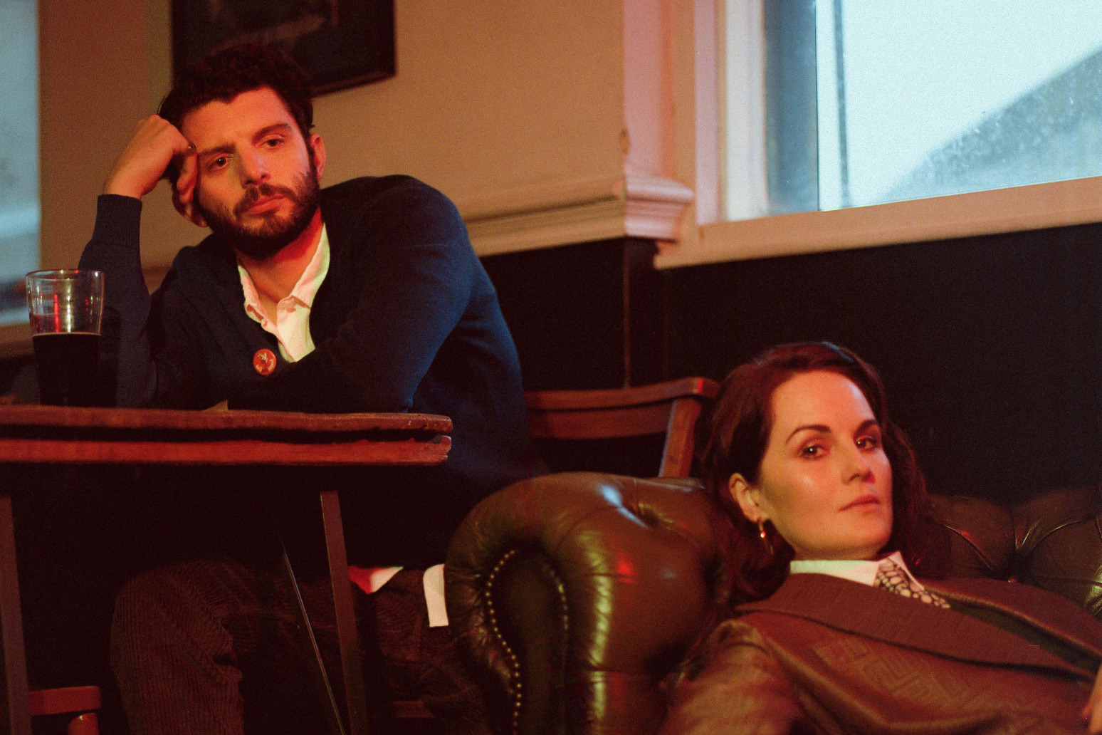 Downton Abbey stars Michael Fox and Michelle Dockery unveil new folk single