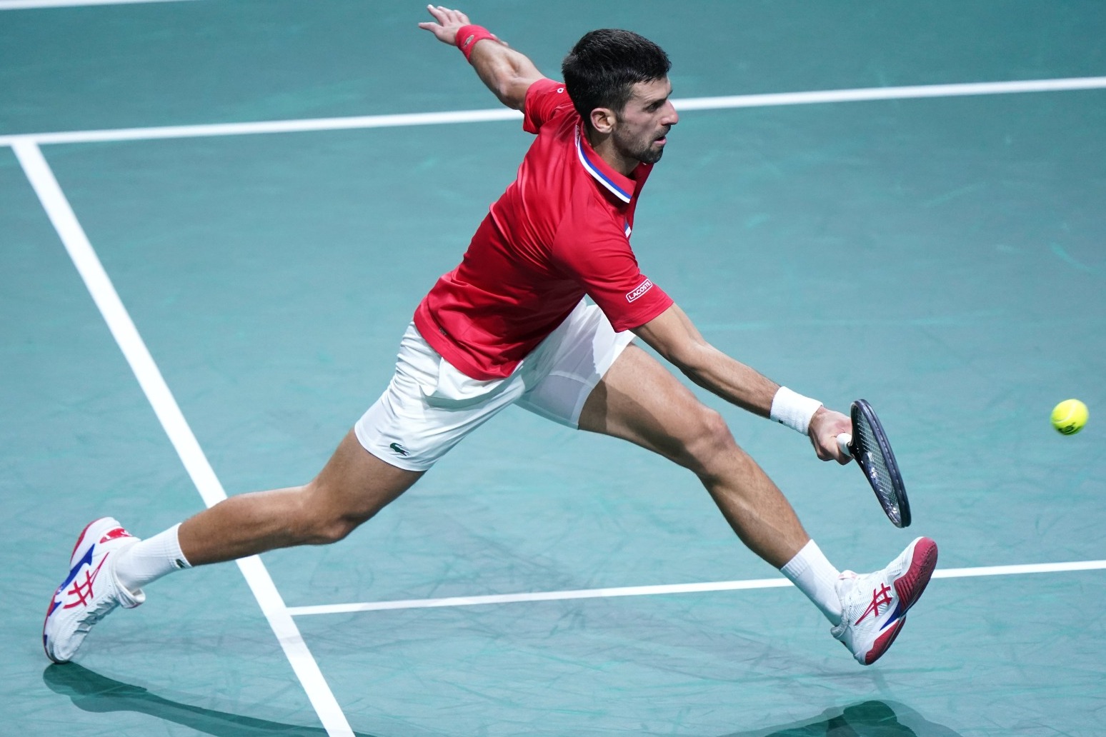 Djokovic clashes with British fans after leading Serbia to Davis Cup win