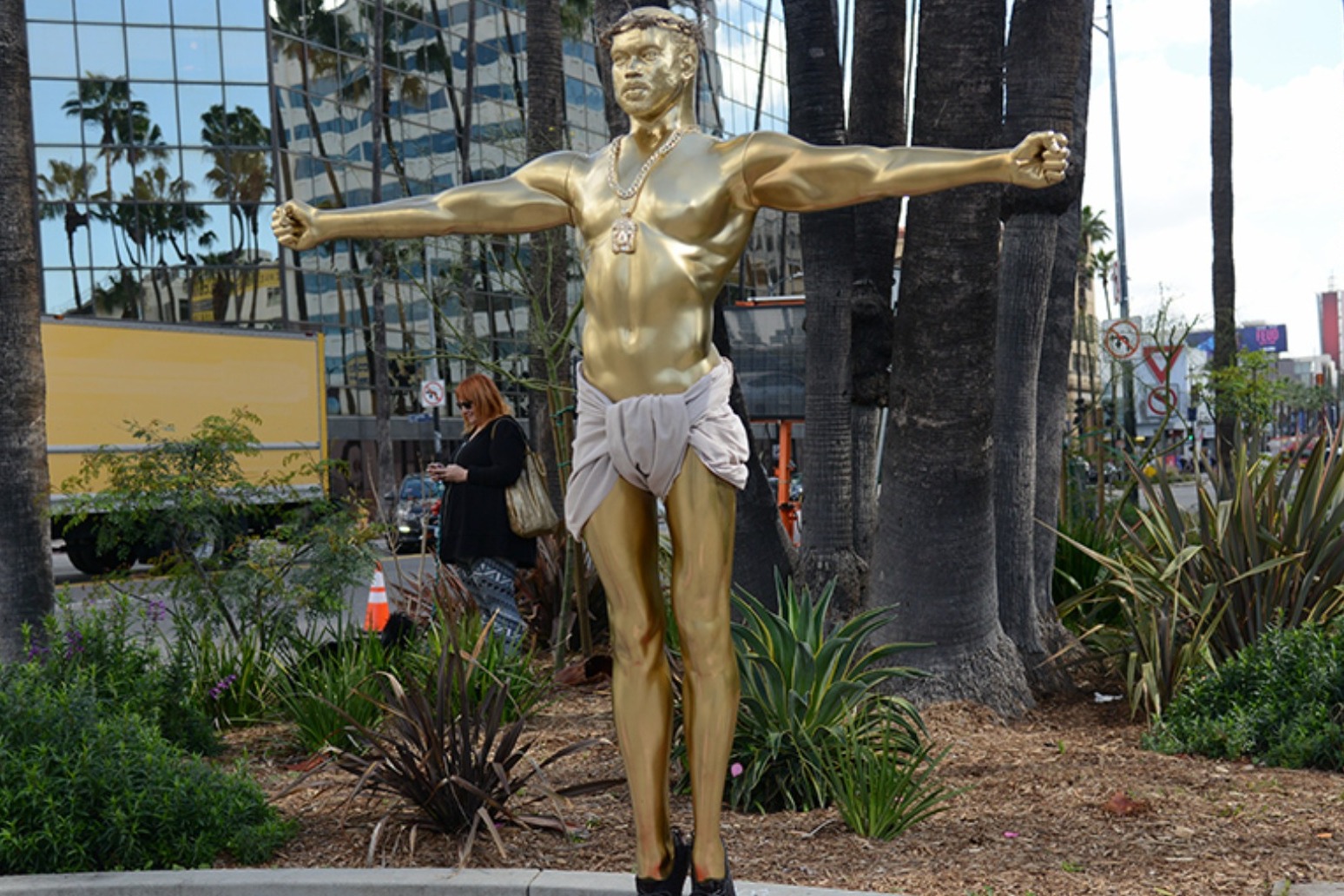 Kanye West life-size crucifixion sculpture going on sale for the first time