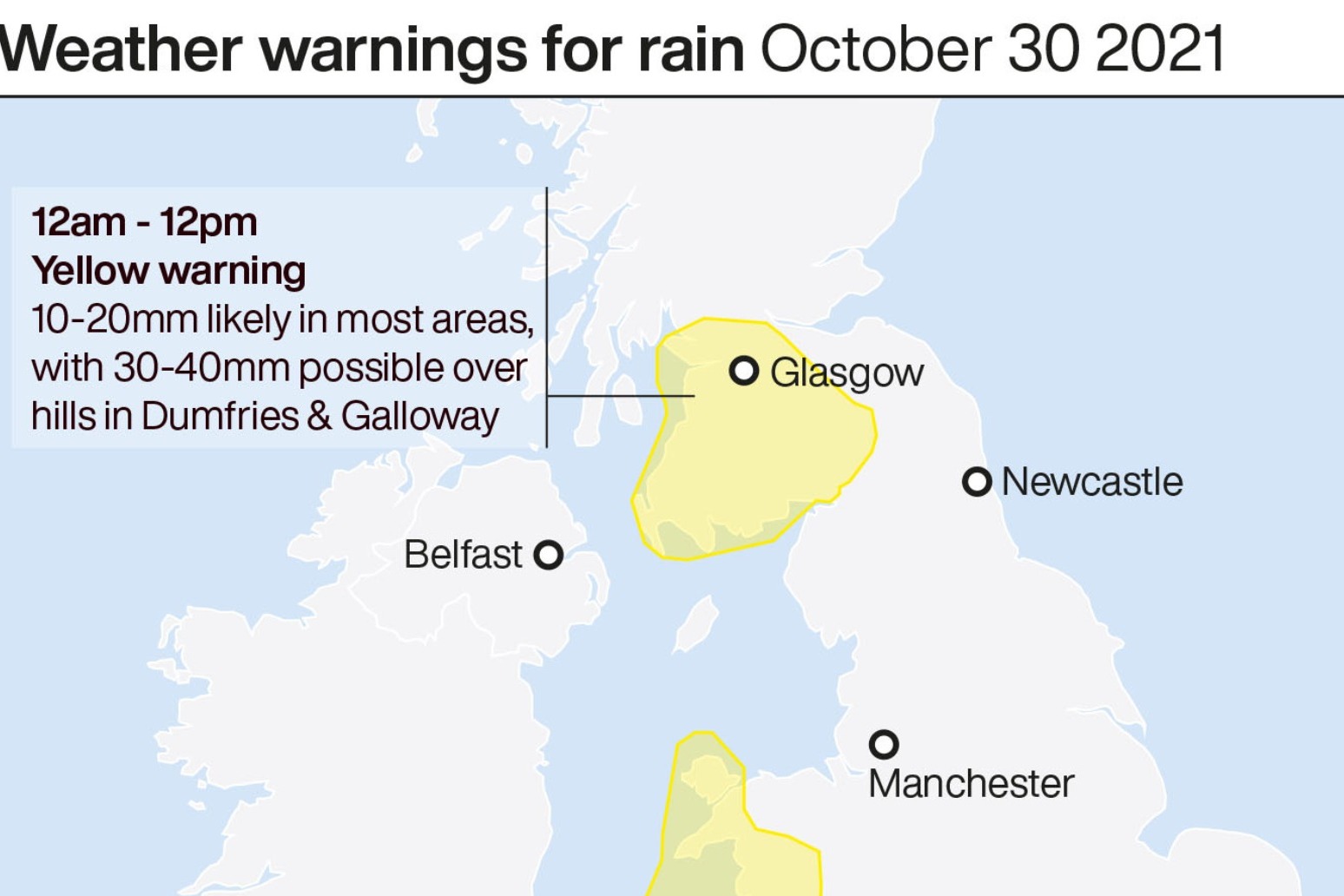 Flood warnings in force as Britain heads for wet weekend
