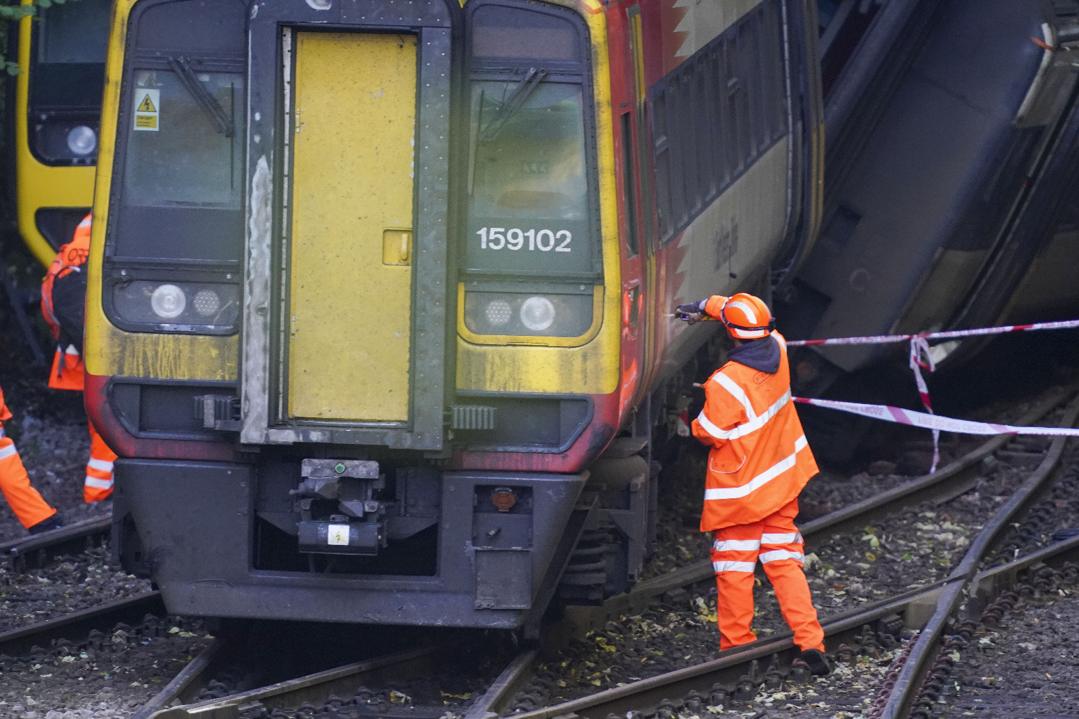 Salisbury crash train ran 220 metres past stop signal as wheels slipped on rails