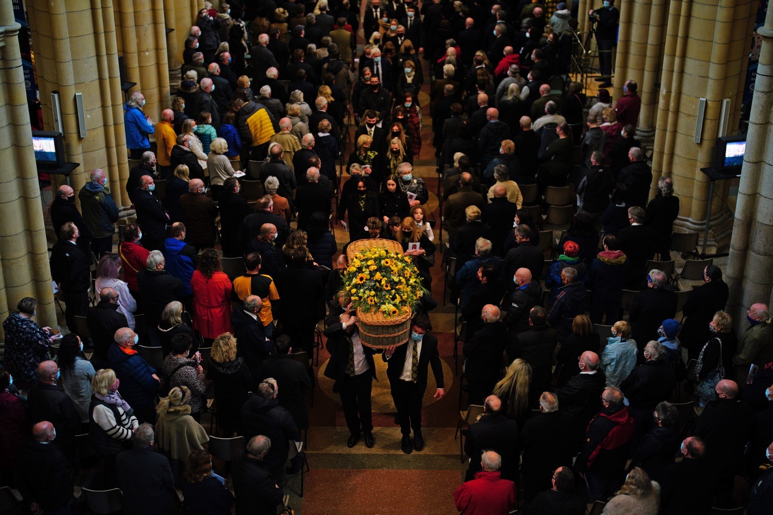 Thousands line the streets to mourn ‘well-loved’ Cornish comedian Jethro