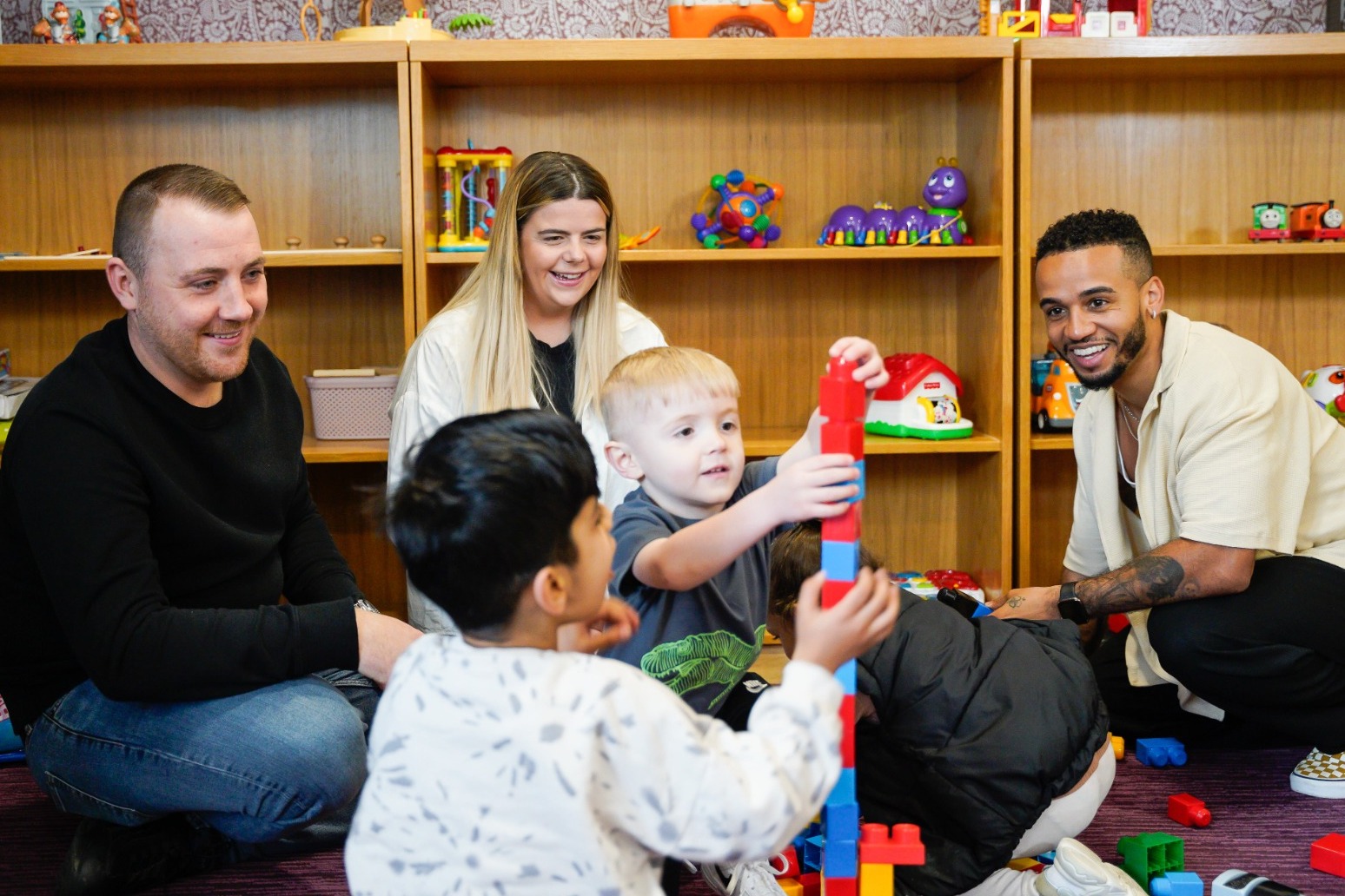 Aston Merrygold unveils charity playground made from recycled McDonald’s toys