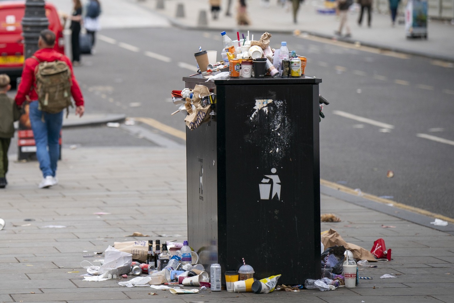 Bin collection staff on strike in London borough over pay disparity