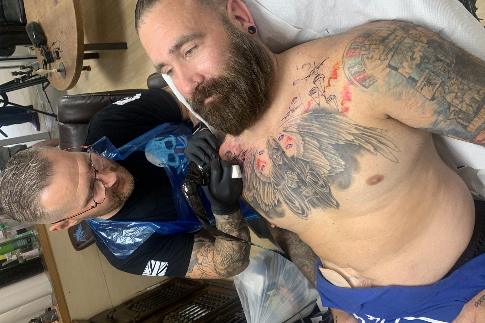 Veterans’ charity urges tattoo artists to take up mental health training offer