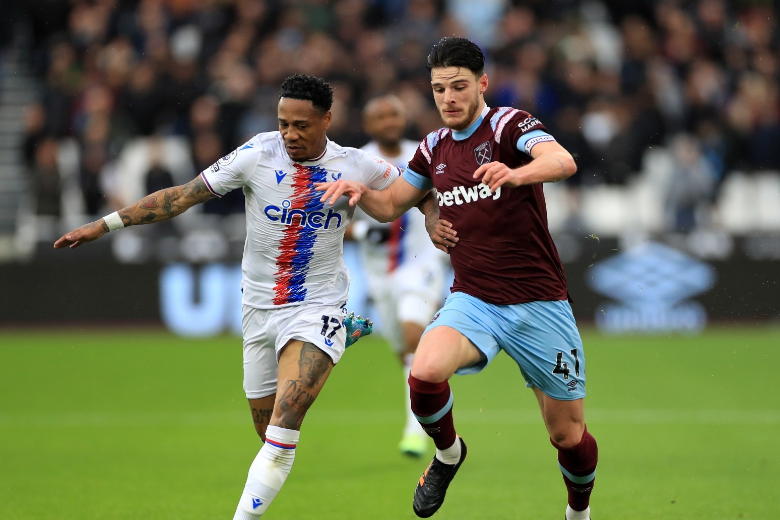 Fans had every right to boo West Ham off after Crystal Palace loss – Declan Rice