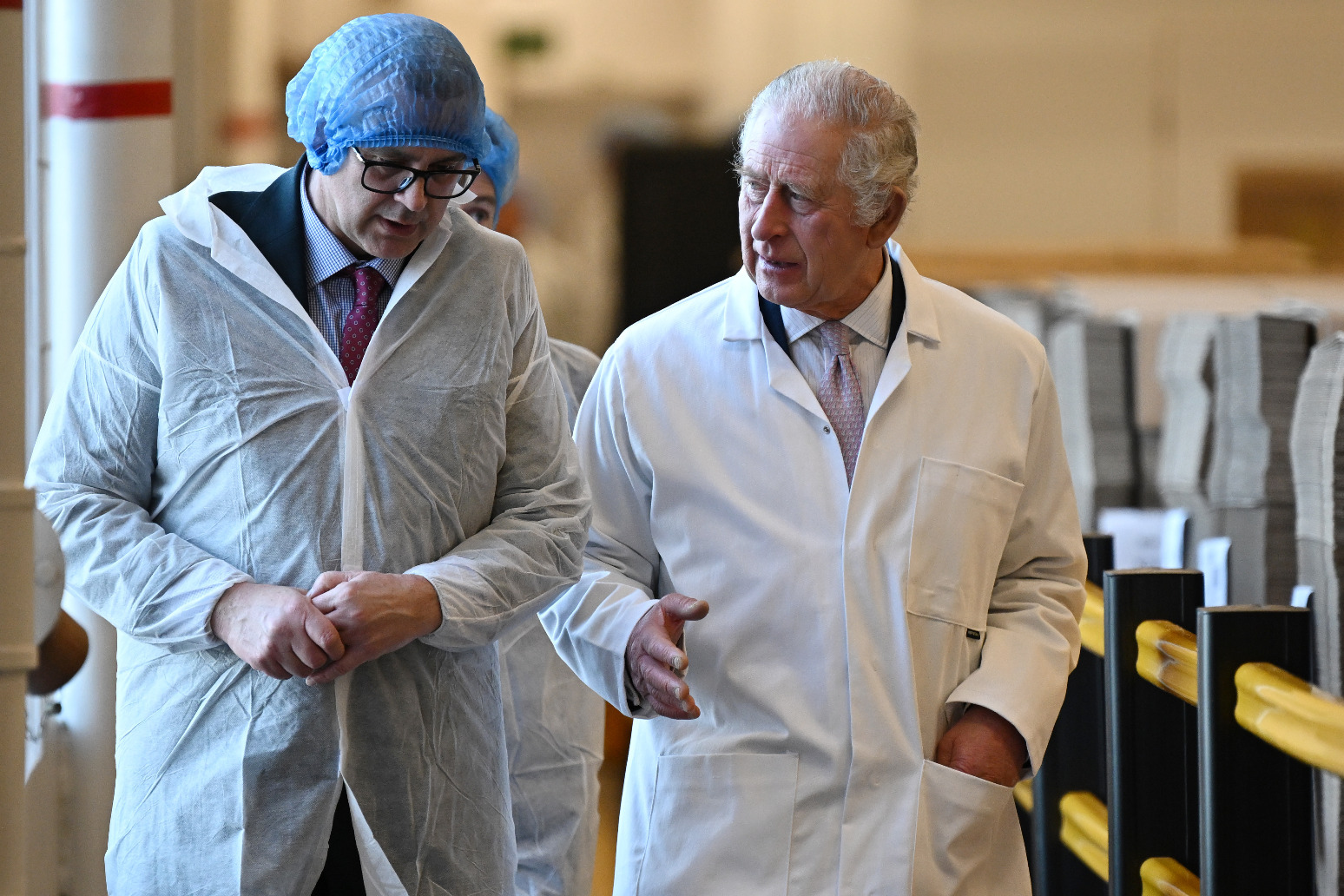 King sparks laughter at Kellogg’s factory with joke about missing anniversary
