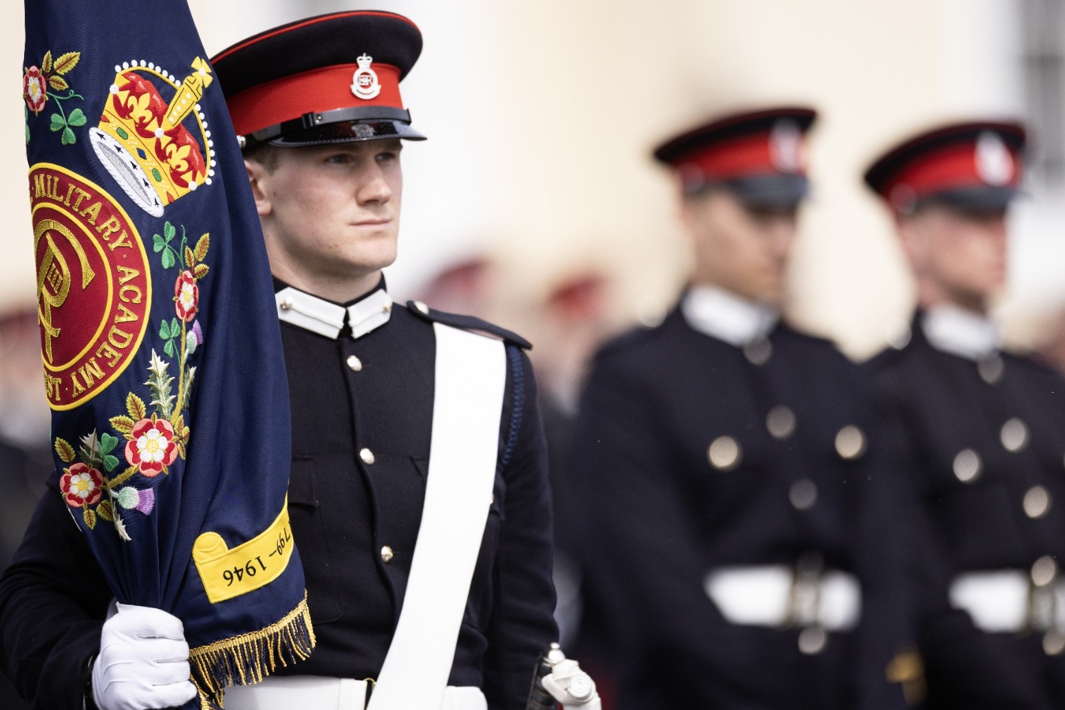 King describes pride in his sons at Sandhurst Sovereign’s Parade