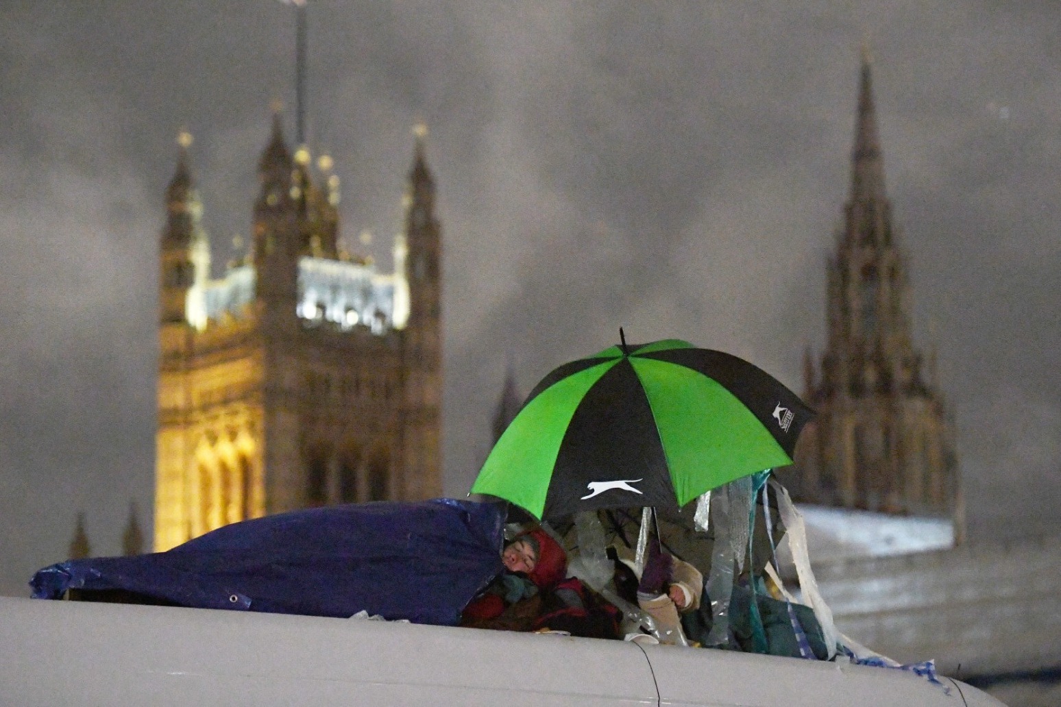 LONDON BRACES FOR SECOND DAY OF CLIMATE PROTESTS
