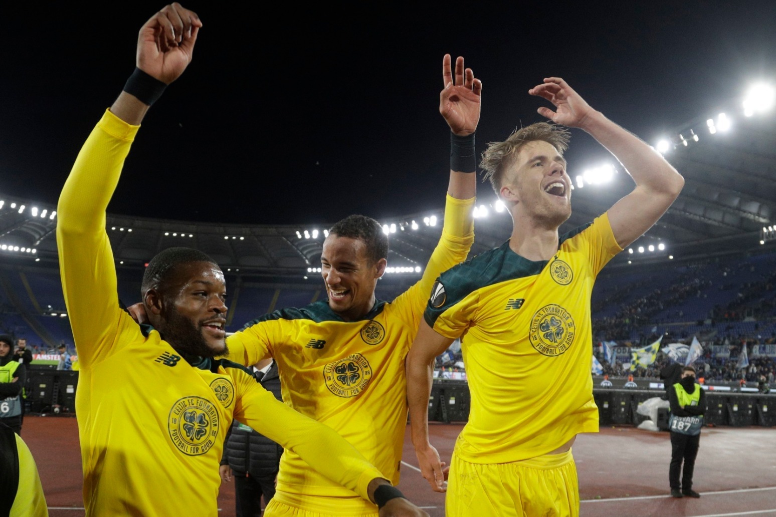 CELTIC EARN EUROPA LEAGUE PROGRESS IN DRAMATIC FASHION AND ARE JOINED BY MAN UTD
